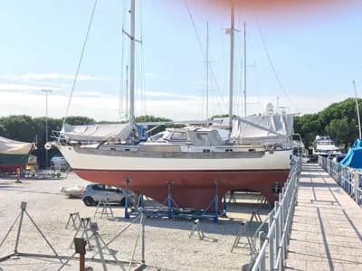 1980 Custom Shin Hsing Yacht Building Co.LTD Taiwan Delta 45S 2