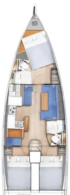 2021 Jeanneau Sun Odyssey 410 Boat for Sale in Pula 5