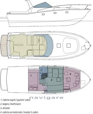 2004 Gagliotta 37 Boat for Sale in Toscana 3