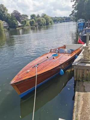 1947 Andrews Boats Slipper Stern Launch Boat for Sale in Pangbourne 2