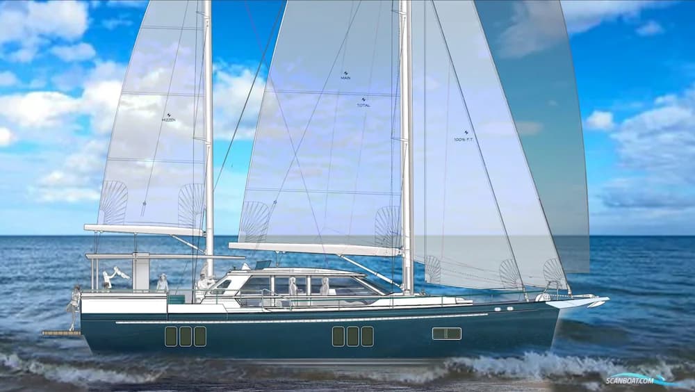 60 ft Ketch Hybrid-Powered Shallow Water, Lifting Keel
