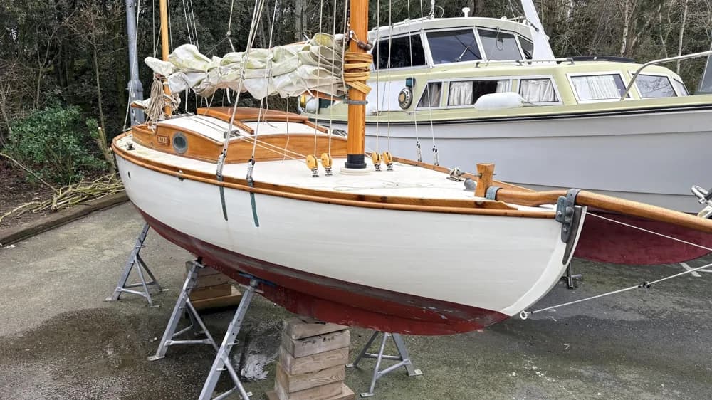 1930 Albert Strange Canoe Yawl Boat for Sale in Conwy Marina