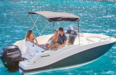 Quicksilver Activ 555 Open Med 100 hk Mercury-Efi CT 4 Takt Med Flot Udstyr 2