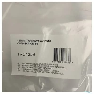 Vetus Trc125S Stainless Steel Marine Exhaust Thru-Hull 127mm Durable Mirror Fitting 5
