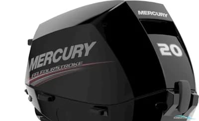 Quicksilver 420 Sport HD (Alu) Pvc Med 20 hk Mercury-Efi og Brenderup Hånd/Strandtrailer - Spar Moms´EN 2