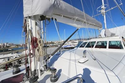1992 Jongert 25ds Cutter Ketch Deck saloon 4