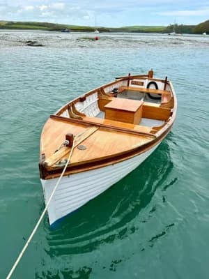 1950 Petrel Wooden Motor Launch Boat for Sale in Salcombe 2