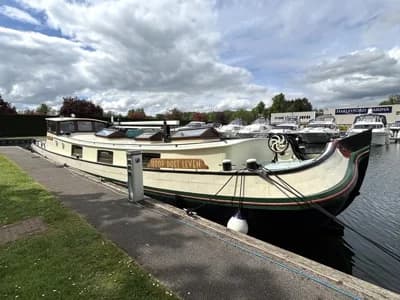 1924 Dutch Barge Tjalk 70 Boat for Sale in Marlow 2