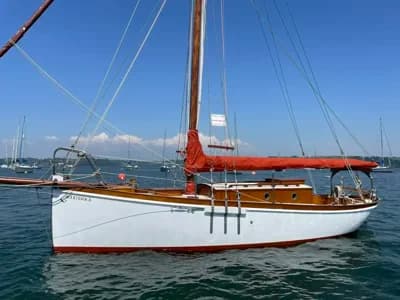 1895 Morris and Lorimer Loch Fyne Skiff Boat for Sale in Cornwall 2