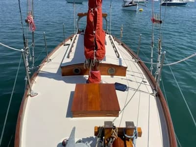 1895 Morris and Lorimer Loch Fyne Skiff Boat for Sale in Cornwall 5