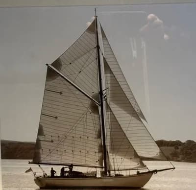 1995 Laurent Giles Dyarchy Gaff Cutter Boat for Sale in Cornwall 2