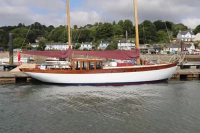 1929 Mcgruer 38 Bermudan Ketch Boat for Sale in Cornwall 3