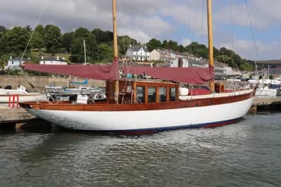 1929 Mcgruer 38 Bermudan Ketch Boat for Sale in Cornwall 4