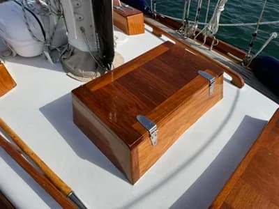 1963 Tucker-Brown Kim Holman Bermudan Cutter Boat for Sale in Devon 3