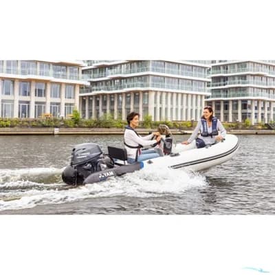 Yamaha Yam 350 Taf Gummibåd Med Rorpind og M-26 Påhængsmotor 3