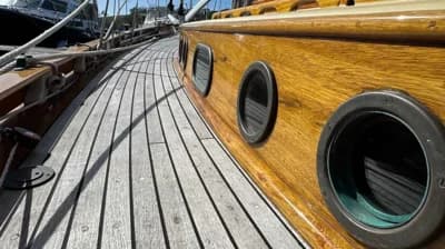 1956 Larsson Custom 40 Boat for Sale in Falmouth 4