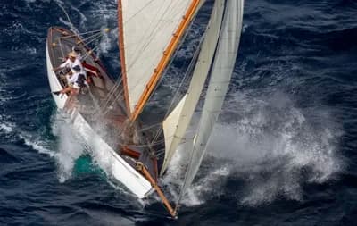 1897 William Fife Gaff Cutter Boat for Sale in Saint-Tropez 2