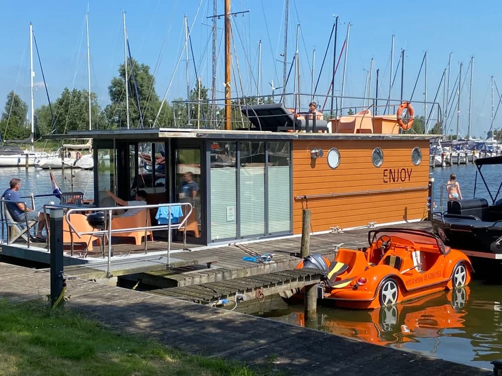 La Mare Houseboat Met Ligplaats Warns Model DFS Aluminium
