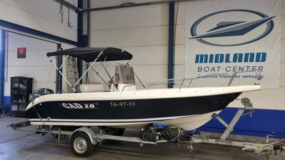 Cad 18 Open Met Yamaha F60EFI en Trailer