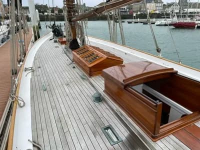 1887 G.L. Watson Gaff Cutter Boat for Sale in St Malo 5