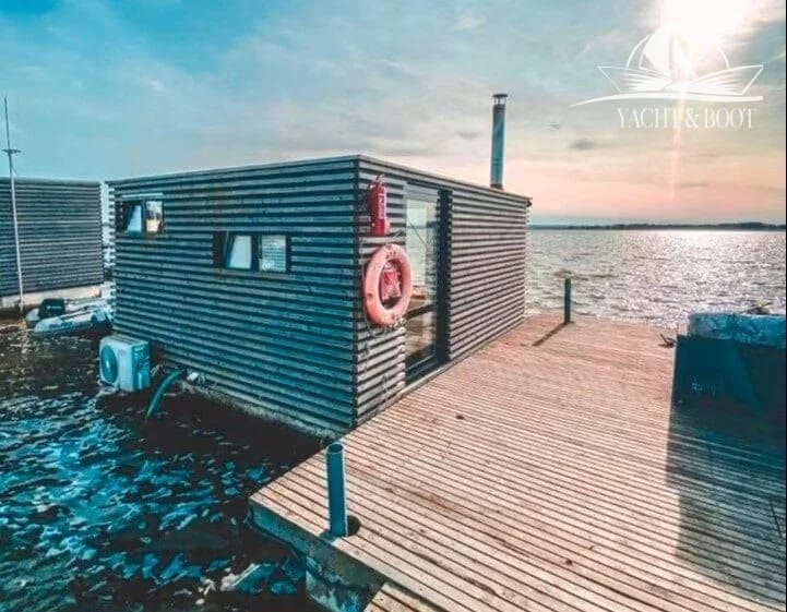 HT5 Hausboot | Ferrozement, ganzjährig bewohnbar, Whirlpool