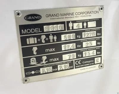GRAND Canada S330 + Honda BF20 4