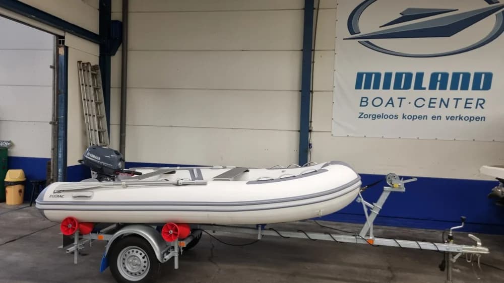 Zodiac Cadet 350ALU met Yamaha F6 en Trailer (zéér