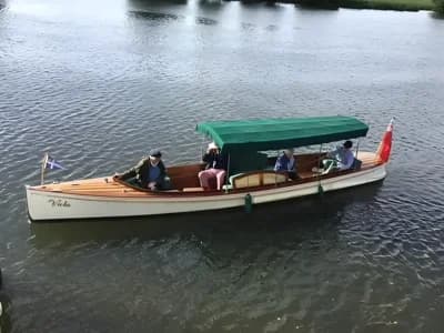 1904 Taylor & Bates Electric Launch Boat for Sale in Henley on Thames 2