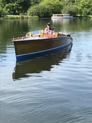 1959 Andrews Boats Slipper Stern Launch Boat for Sale in West Berkshire 4