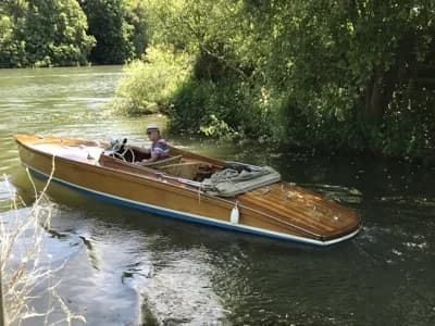 1959 Andrews Boats Slipper Stern Launch Boat for Sale in West Berkshire 5