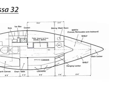 1979 Contessa 32 Boat for Sale in Ipswich 2