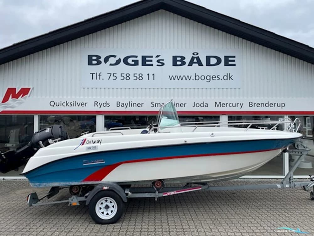 X Enes Explorer 570 Med Mercury 115 HK Optimax og Tysse Bådtrailer