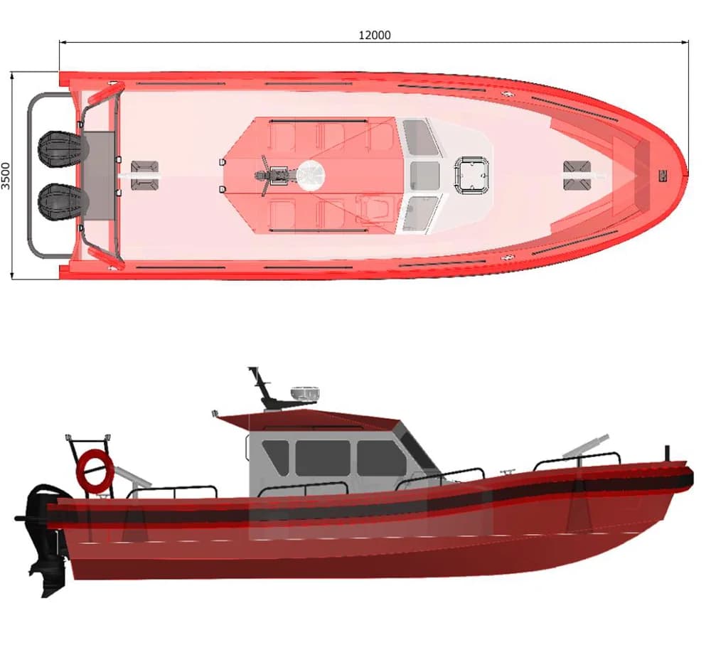 2026 Fire And Rescue Boat PHS-R1200 | 12m
