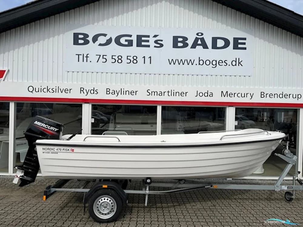 Nordic Jolle 470 Fisk - Jolle Uden Motor.