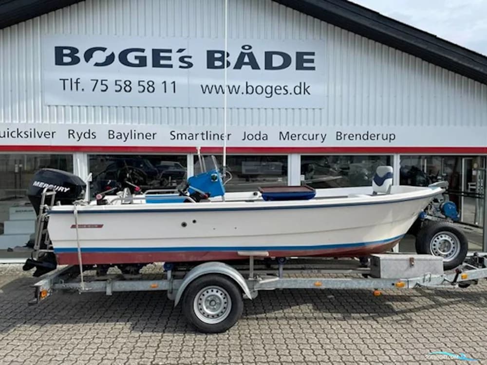 Silver Viking 16 Fod Styrepultsbåd Med 40 hk Mercury-Efi 4 Takt - Afhentnings Pris