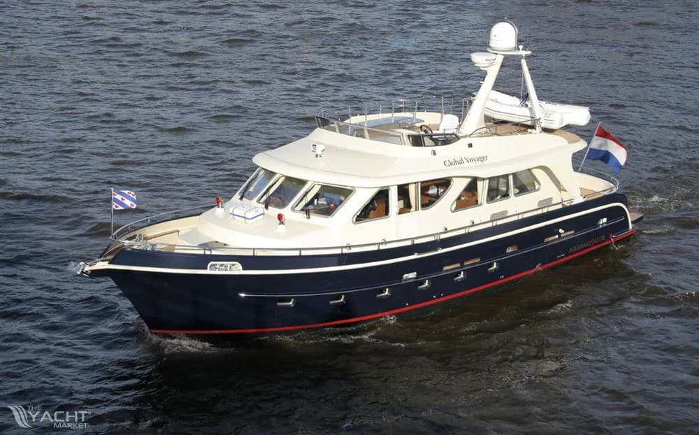 Aquanaut Dutch Steel 17m Displacement Yacht Designed for Long-Range Cruising Global Voyager 1700