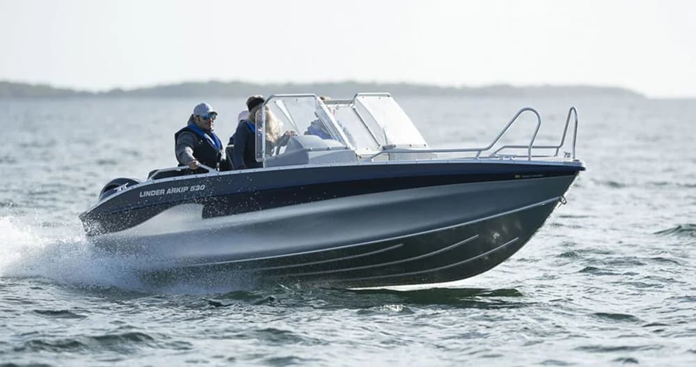 Linder Arkip 530 BR + Pre-Rigg.Yamaha+Garmin 9" GPS