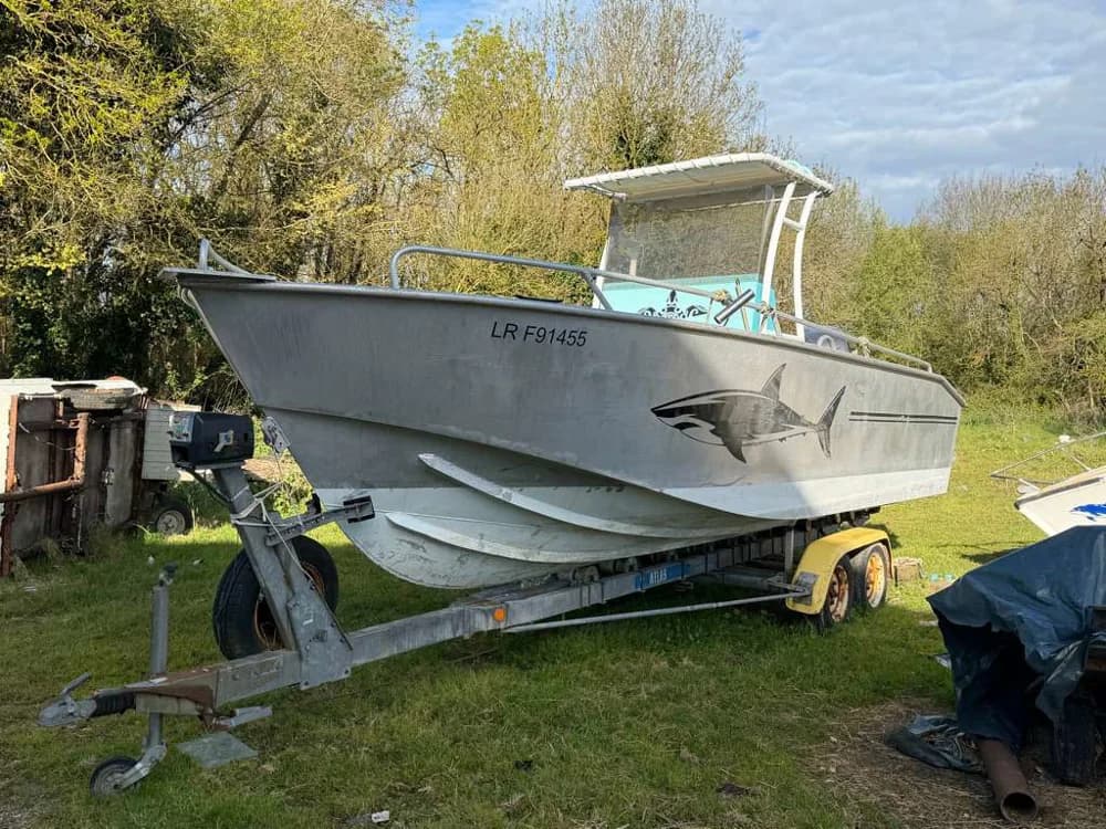 SOUD ALU 17 Bateau DE Peche Aluminium