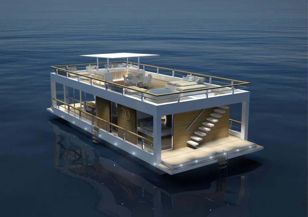 2026 The Yacht House 70 By Nordic Season Houseboats